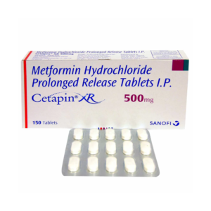 Cetapin XR 500/1000 mg (Metformin Extended Release) Tablets